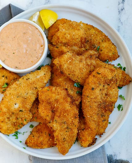 Air Fryer Crispy Chicken Strips