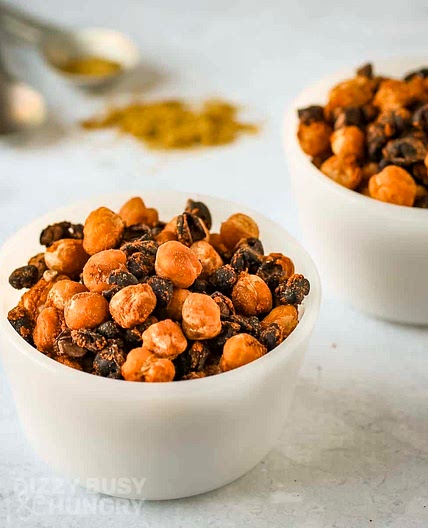 Chickpea and Black Bean Snack Mix