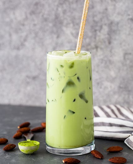 Iced Matcha Green Tea Latte