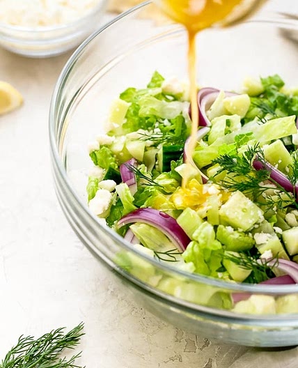 Chopped Feta Salad