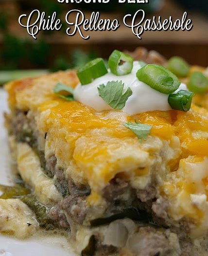 Ground Beef Chile Relleno Casserole