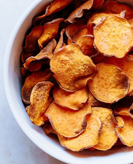 Air Fryer Sweet Potato Chips