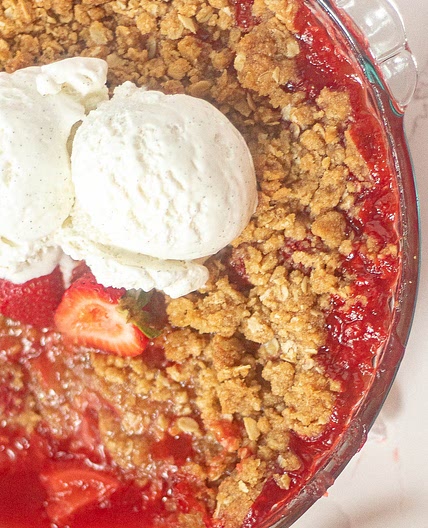 Strawberry Crisp Recipe - Fresh or Frozen
