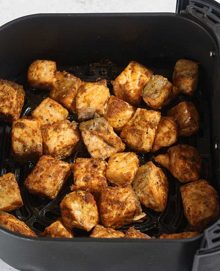 Crispy Air Fryer Salmon Bites