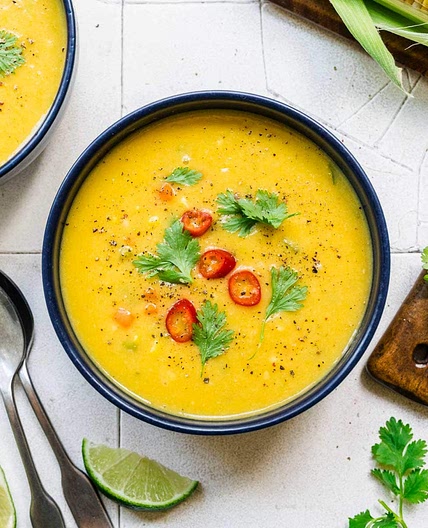Vegan Coconut Corn Chowder