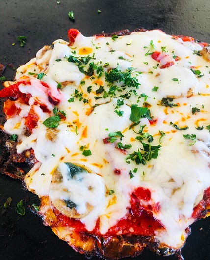 Blackstone Cottage Cheese Flatbread Pizzas