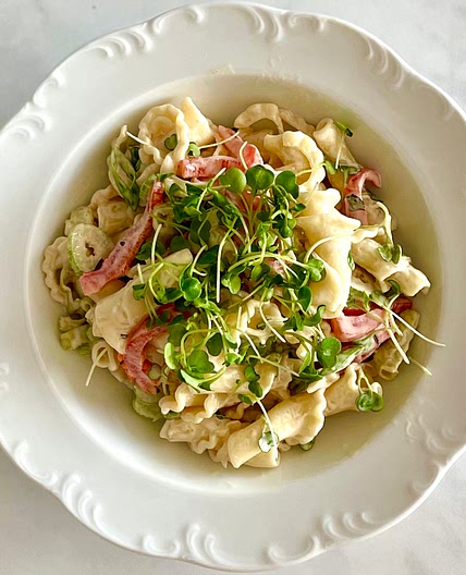 creamy plant-based macaroni salad