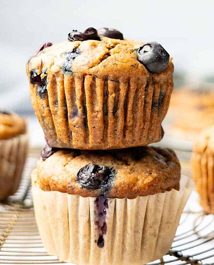 Blueberry Buckwheat Muffins