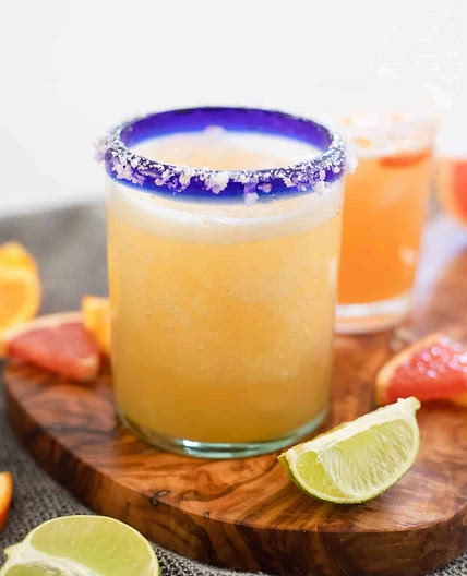 Skinny Orange Grapefruit Margarita (with Mocktail Option)
