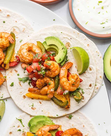 Air Fryer Shrimp Fajitas Recipe