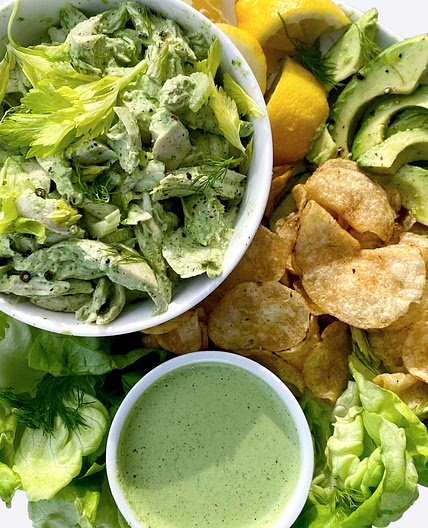 Anything-Goes Green Goddess Salad