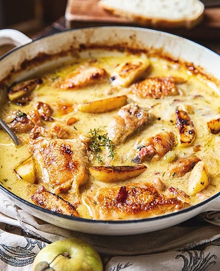 French Chicken Casserole a la Normande