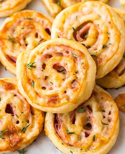 Ham and Cheese Pinwheels