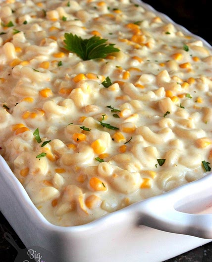 Creamed Corn Macaroni and Cheese