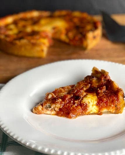Low FODMAP Deep-Dish Pizza