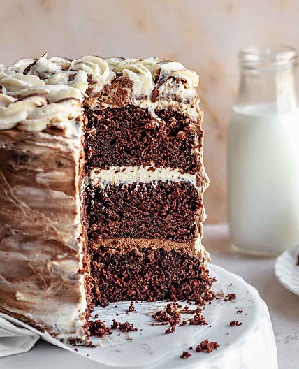 Chocolate Cake with Cream Cheese Frosting
