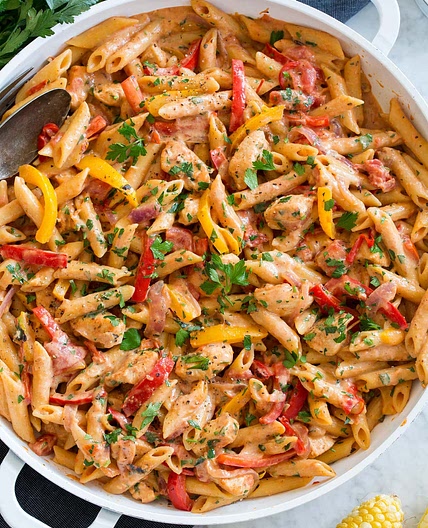One Pot Cajun Chicken Pasta