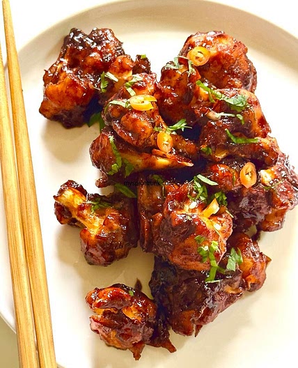 Air Fryer Korean Cauliflower