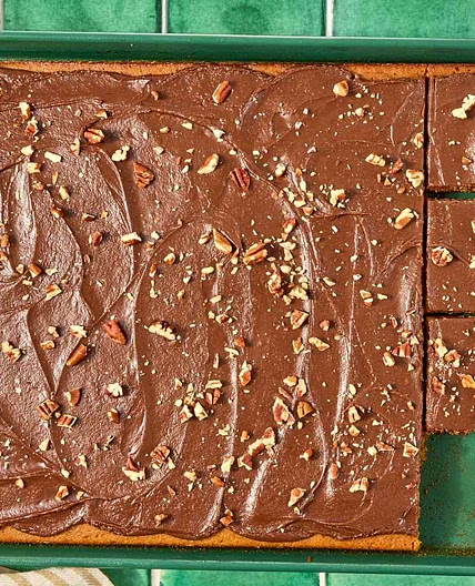 Pumpkin Spice Texas Sheet Cake