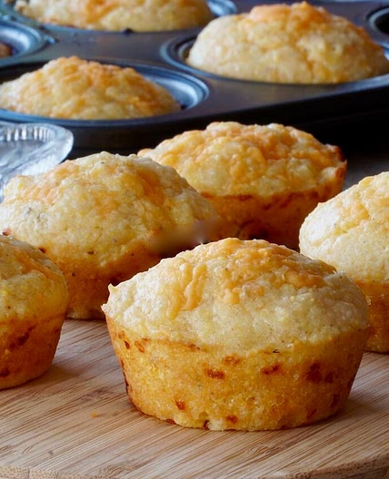 Cheddar Cornmeal Muffins