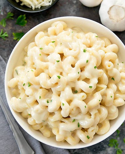 Garlic Parmesan Macaroni and Cheese