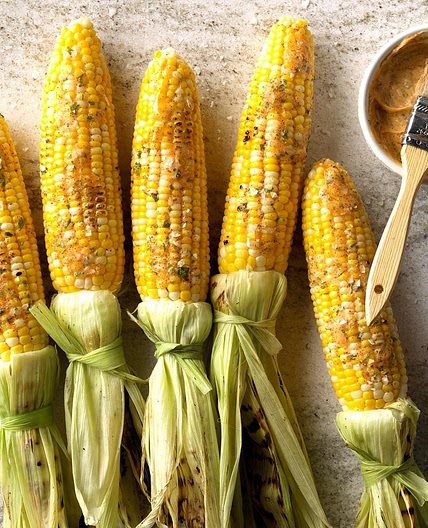 Easy Grilled Corn with Chipotle-Lime Butter