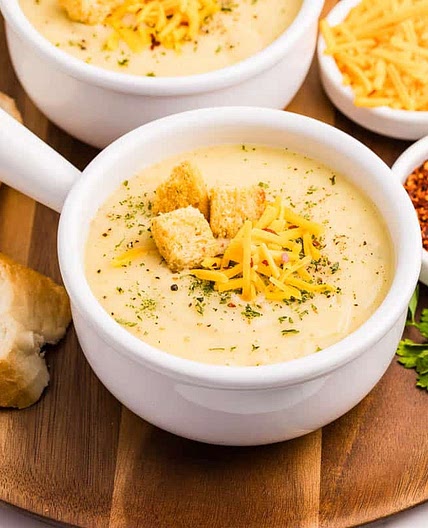 Cauliflower Potato Leek Soup