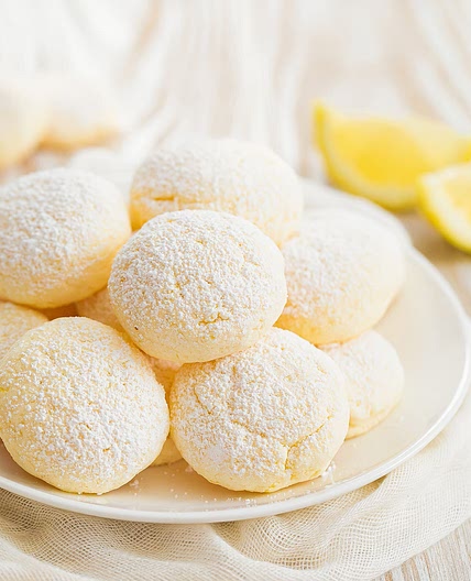 4 Ingredient Lemon Meltaway Cookies