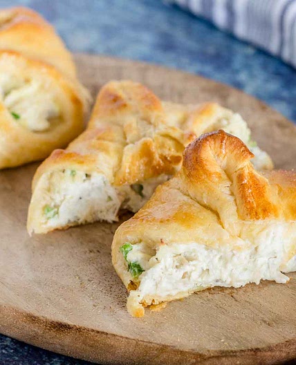 Chicken Cream Cheese Croissants