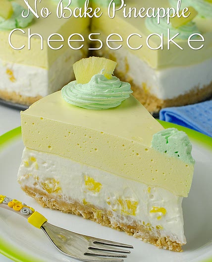 No Bake Pineapple Cheesecake Recipe