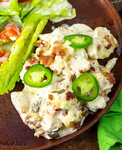 Jalapeno Popper Chicken Casserole