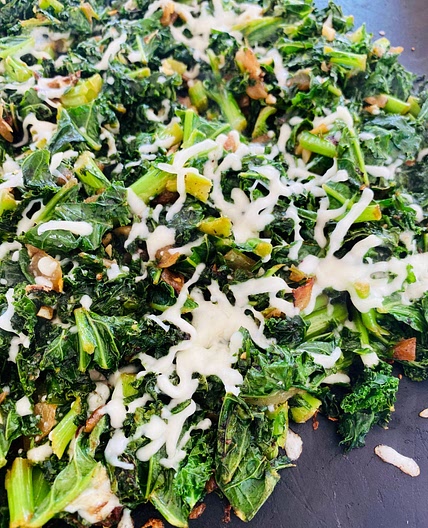 Blackstone Lemon Parmesan Kale