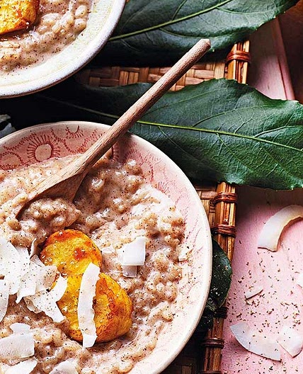 Coconut rice pudding