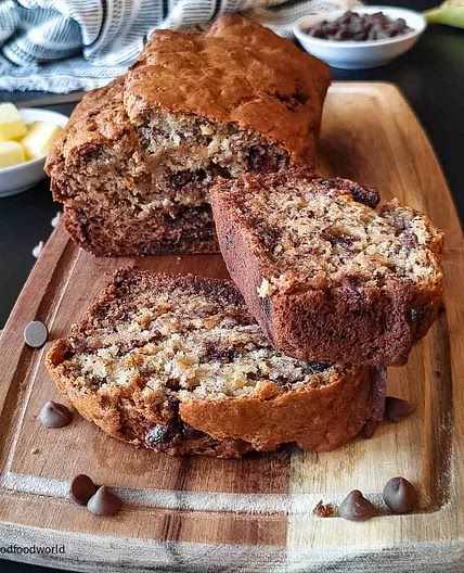 Egg-Free Chocolate Chunk Banana Bread