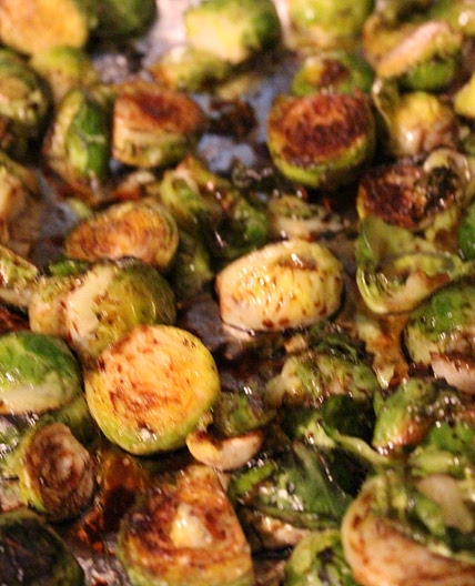 Balsamic Roasted Brussels Sprouts