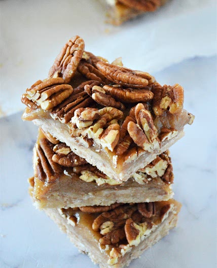 No Bake Keto Pecan Pie Bars