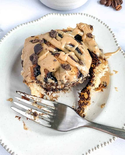 Chocolate Rolls with Espresso Glaze