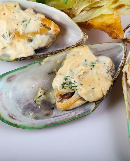 Mussels in Cream Sauce