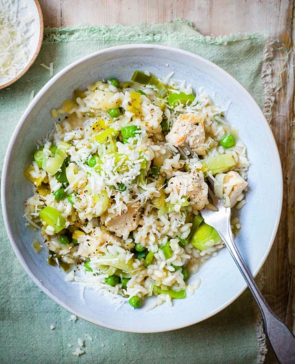 Chicken & leek risotto