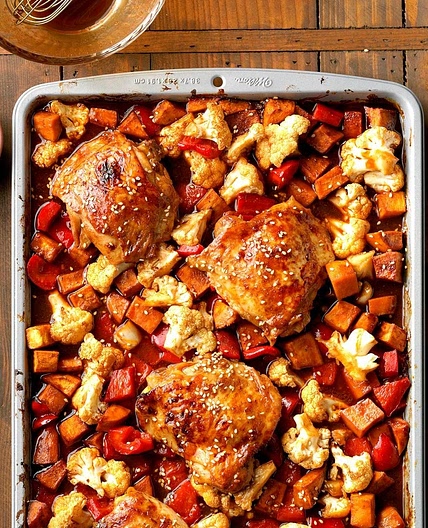 Hoisin Sriracha Sheet-Pan Chicken