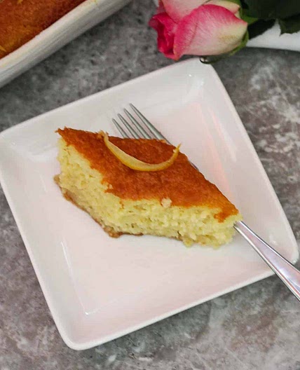 Albanian Revani Cake