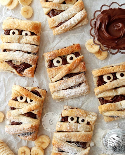 Nutella Mummy Hand Pies