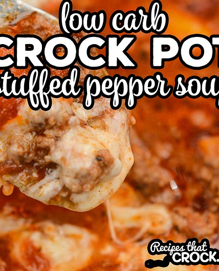 Low Carb Crock Pot Stuffed Pepper Soup