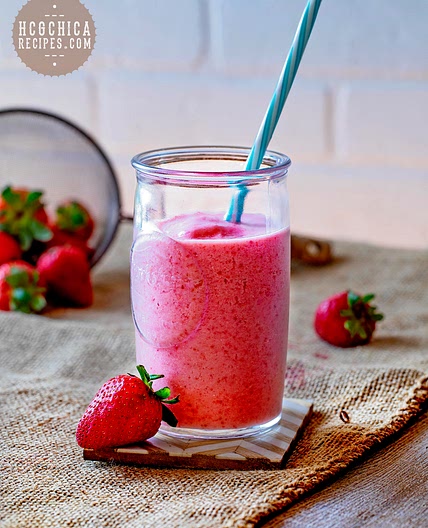 P2 hCG Diet Protein Fruit Recipe | Strawberry Cheesecake Smoothie | SP