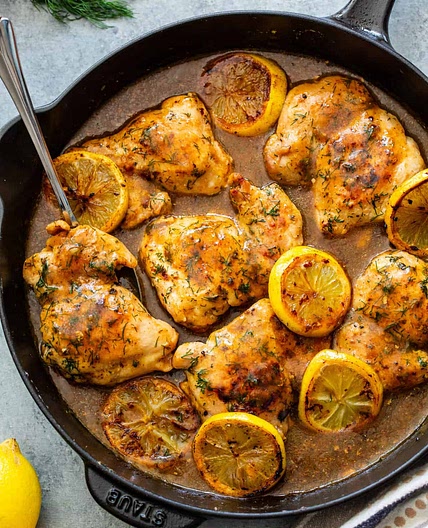Lemon Dill Chicken {Paleo, Whole30, Keto}