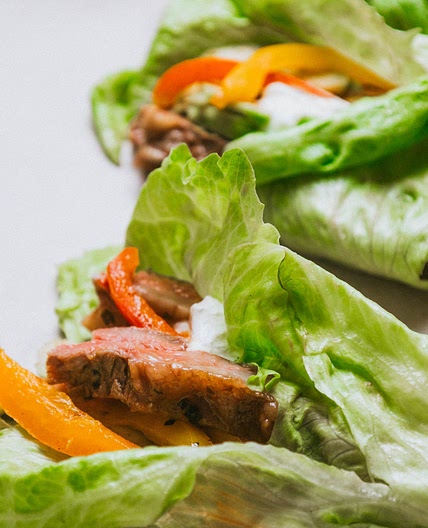 Best 15 Minute Fajita Steak Lettuce Wraps