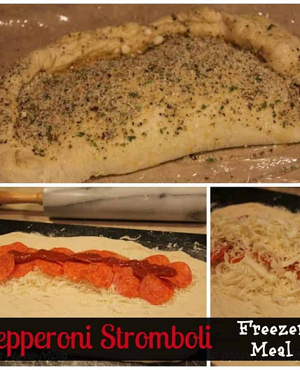 Pepperoni Stromboli Freezer Meal Recipe