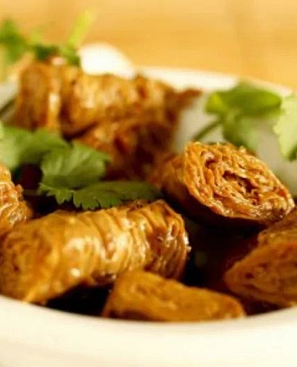 Braised Rolled Tofu Skin Recipe (Yuba)
