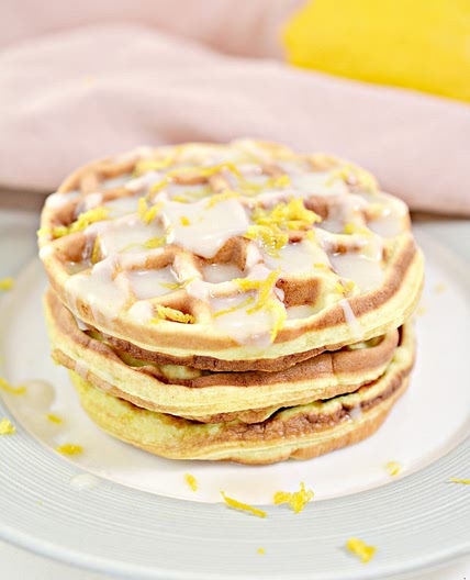 Keto Lemon Cake Chaffles