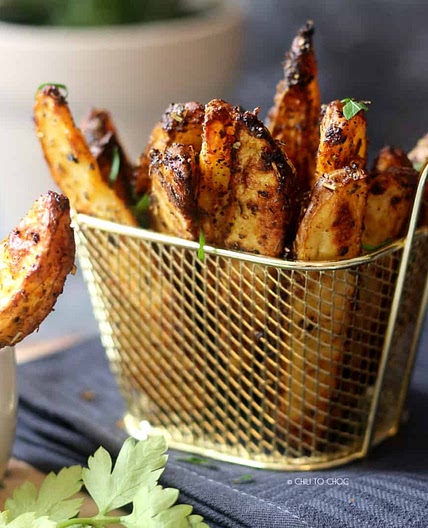 Greek Style Potato Wedges